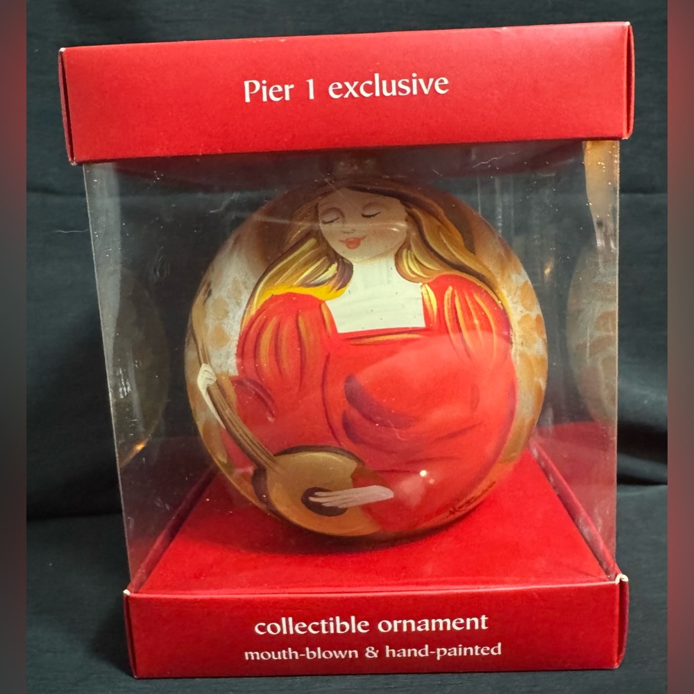“ Angel with Mandolin” Pier 1 Exclusive Collectible Ornament